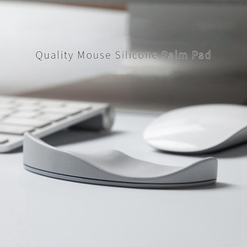 Gaming Keyboard Ergonomic - シリコン製マウスリストレスト ソフトパッド 手のひらを支える手首に合わせて動く耐久性のあるコンピューターゲーム用アームレスト 人間工学に基づいた快適さを実現