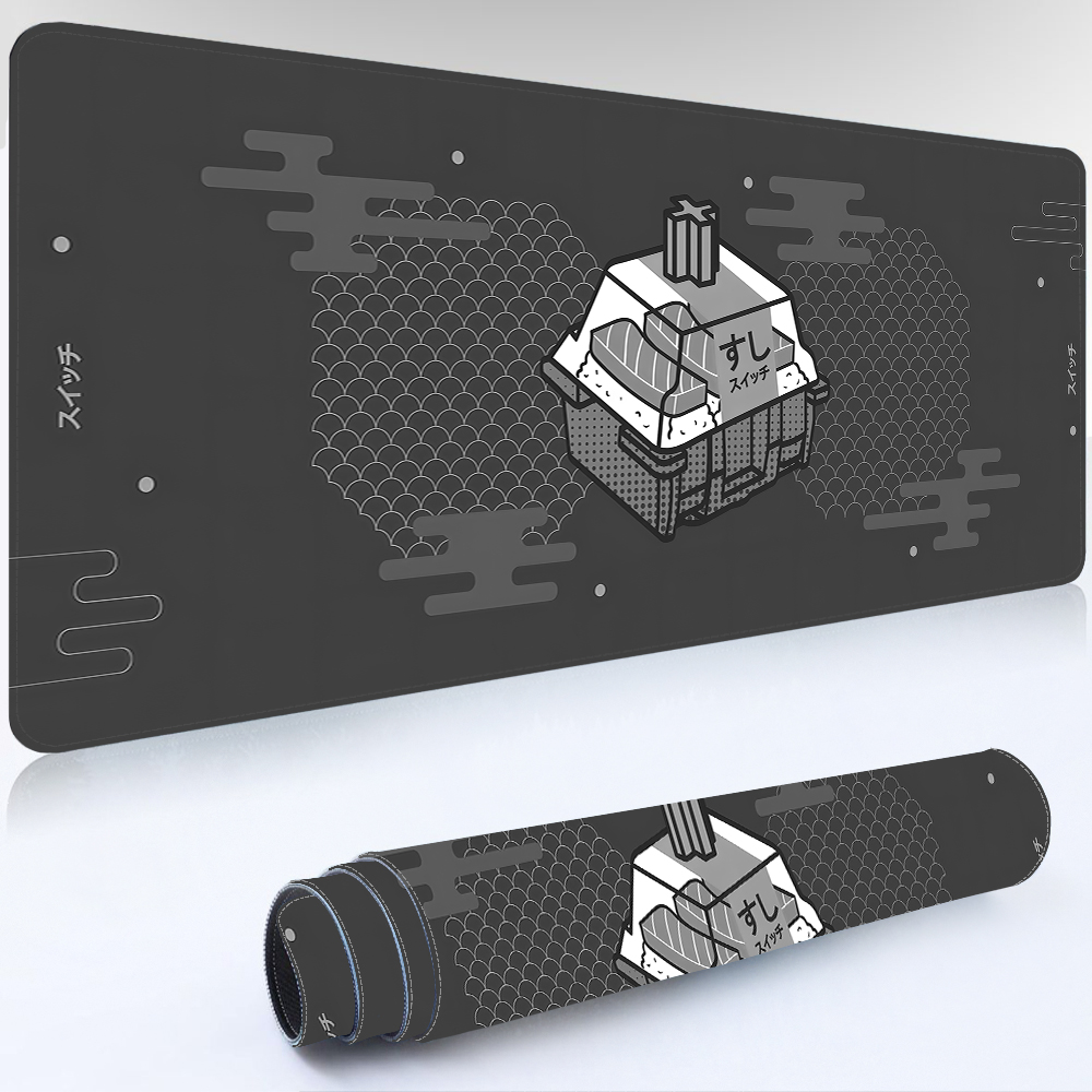Gaming Keyboard Mouse Combo - スイッチパッドかわいいゲーミングマウスパッドグレーメカニカルキーボードデスクマットコンピュータマットラップトップマウスパッドゲーマーオフィスカーペットマウスマット