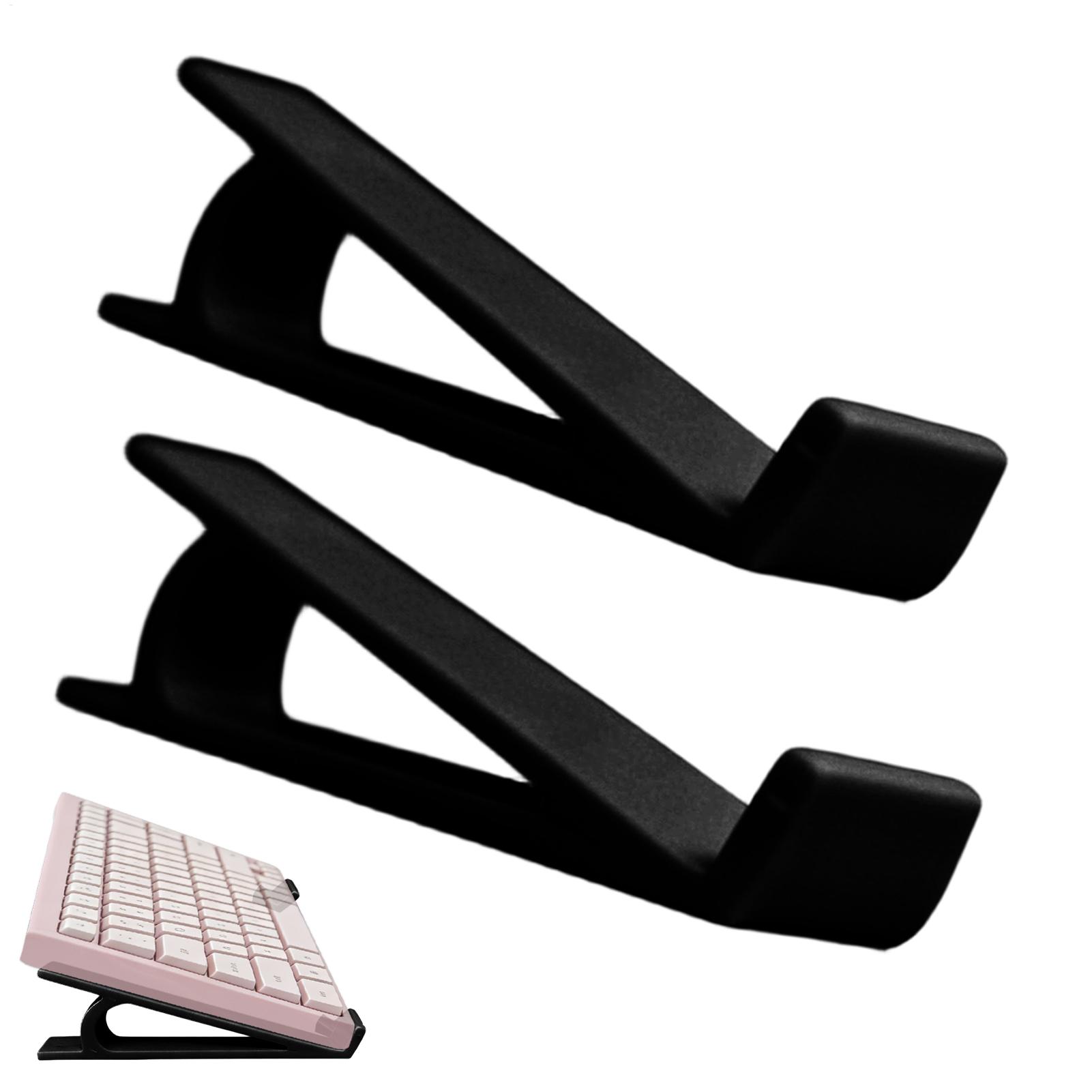 Gaming Keyboard Ergonomic - 人間工学に基づいた滑り止めキーボードライザー 2 個ポータブルコンピュータスタンドリフターデスクタイピングゲームホームオフィス学生教師用
