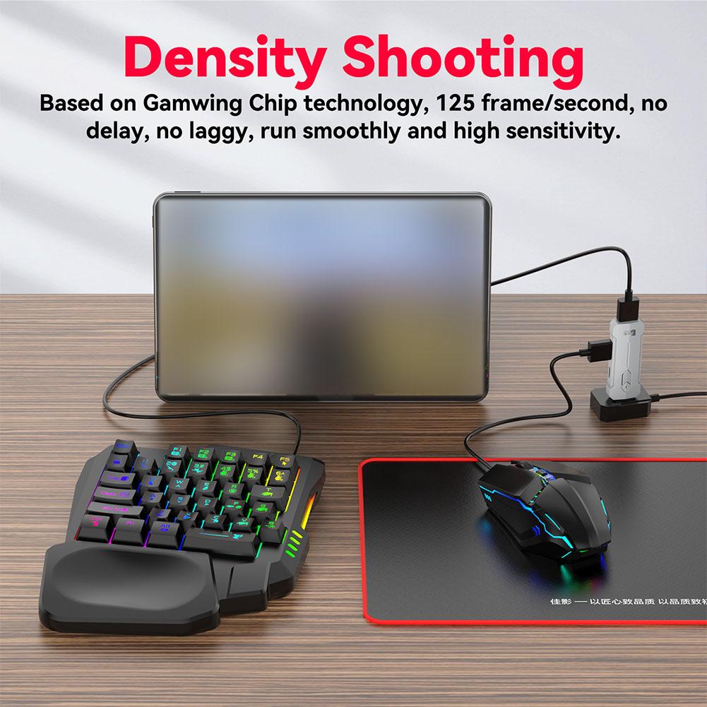 Gaming Keyboard Half - Gamwing X8/x8 プロキーボードとマウスコンバータ高感度 Bt5.3 アンドロイド/ハーモニー携帯電話ゲームコンバータ L2q4