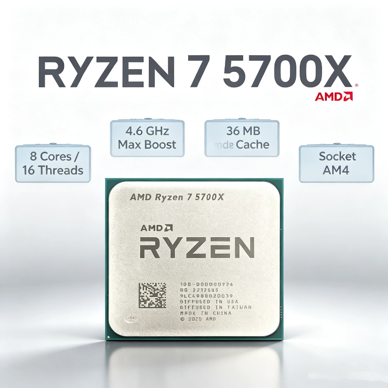 Amd Cpu Ryzen 7 - AMD Ryzen 7 5700X ゲーミングデスクトップCPU ソケットAM4