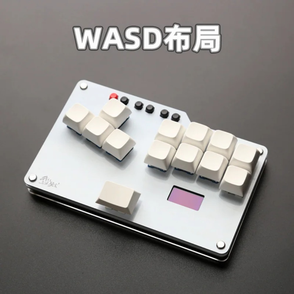 Gaming Keyboard Ergonomic - HitBox ミニキーボード ポータブルアーケードジョイスティック ストリートファイター ゲームアクセサリー PC用