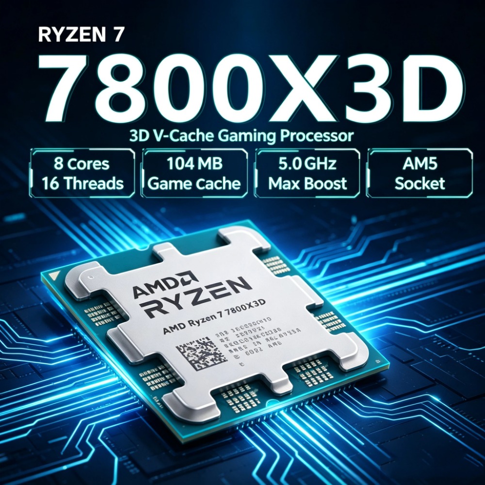 Amd Cpu Ryzen 7 - AMD Ryzen 7 7800X3D デスクトッププロセッサ 8コア