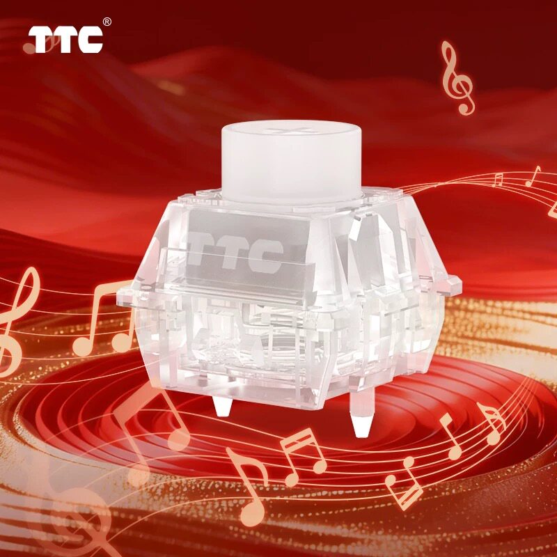 Gaming Keyboard Magnetic Switches - TTC Horse 磁気軸RGB大型丸型ボタン デュアルライトポジション内蔵サウンド メカニカルスイッチ ゲーミング