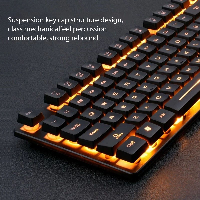 KM320 キーボードとマウスセット防水発光ゲームバックライ - Gaming Keyboard And Mouse Combo Wireless のレビューと価格