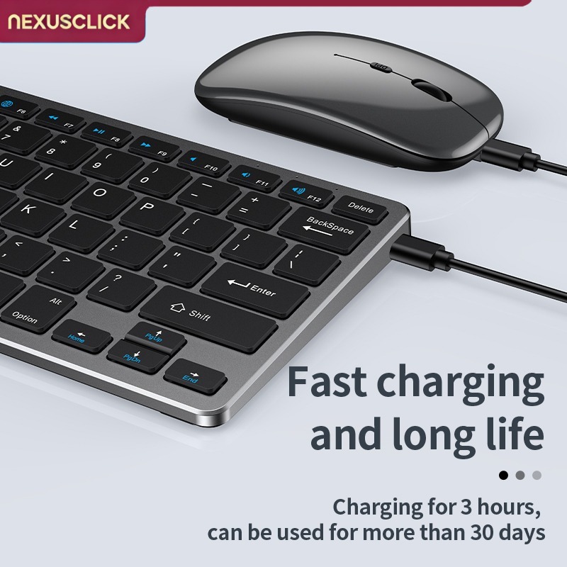 NexusClick 2.4G ワイヤレスキーボードマウスコ - Gaming Keyboard And Mouse Combo Wireless のレビューと価格