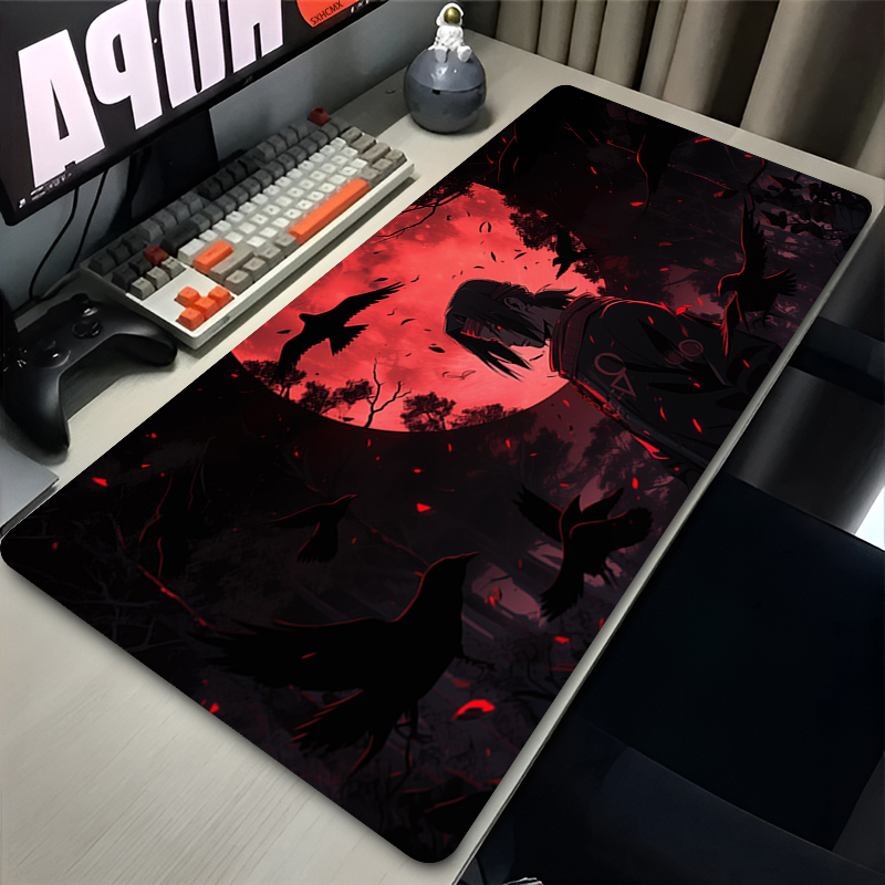 マウスパッド ゲーマー 大型 XXL うちはイタチ マダラ  - Gaming Keyboard En Mouse のレビューと価格