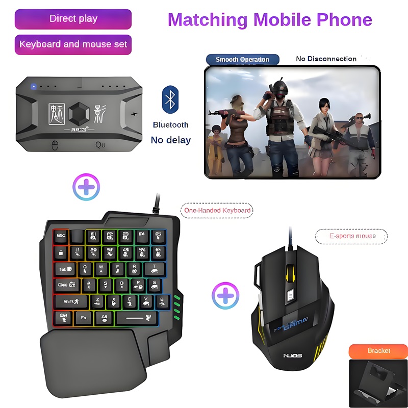 M1 Proゲームパッド携帯電話ゲームコンバーター マウスキ - Gaming Keyboard And Mouse Combo のレビューと価格