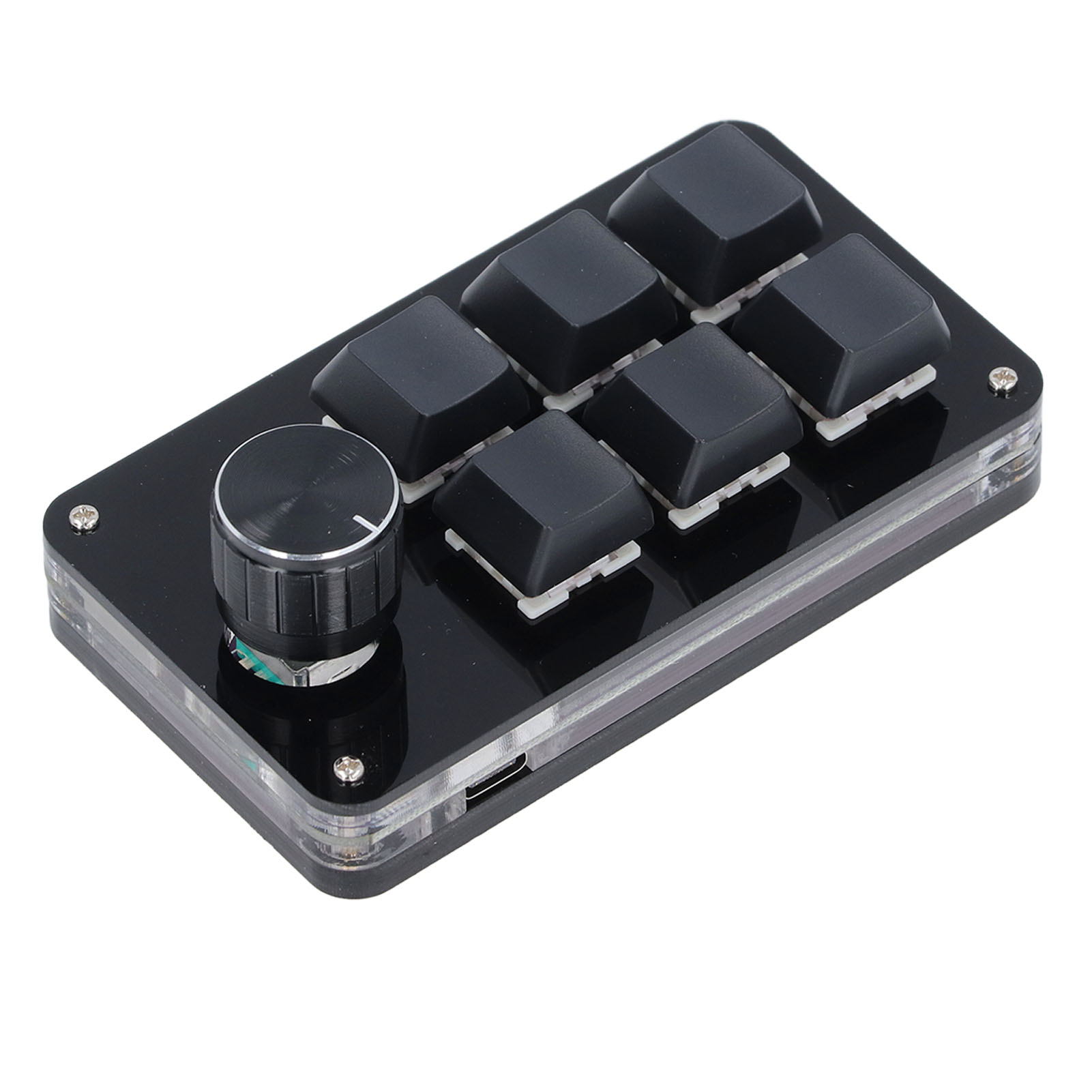 片手メカニカルキーボード 6キー 1ノブ プログラミングマク - Gaming Keyboard 1 Hand のレビューと価格