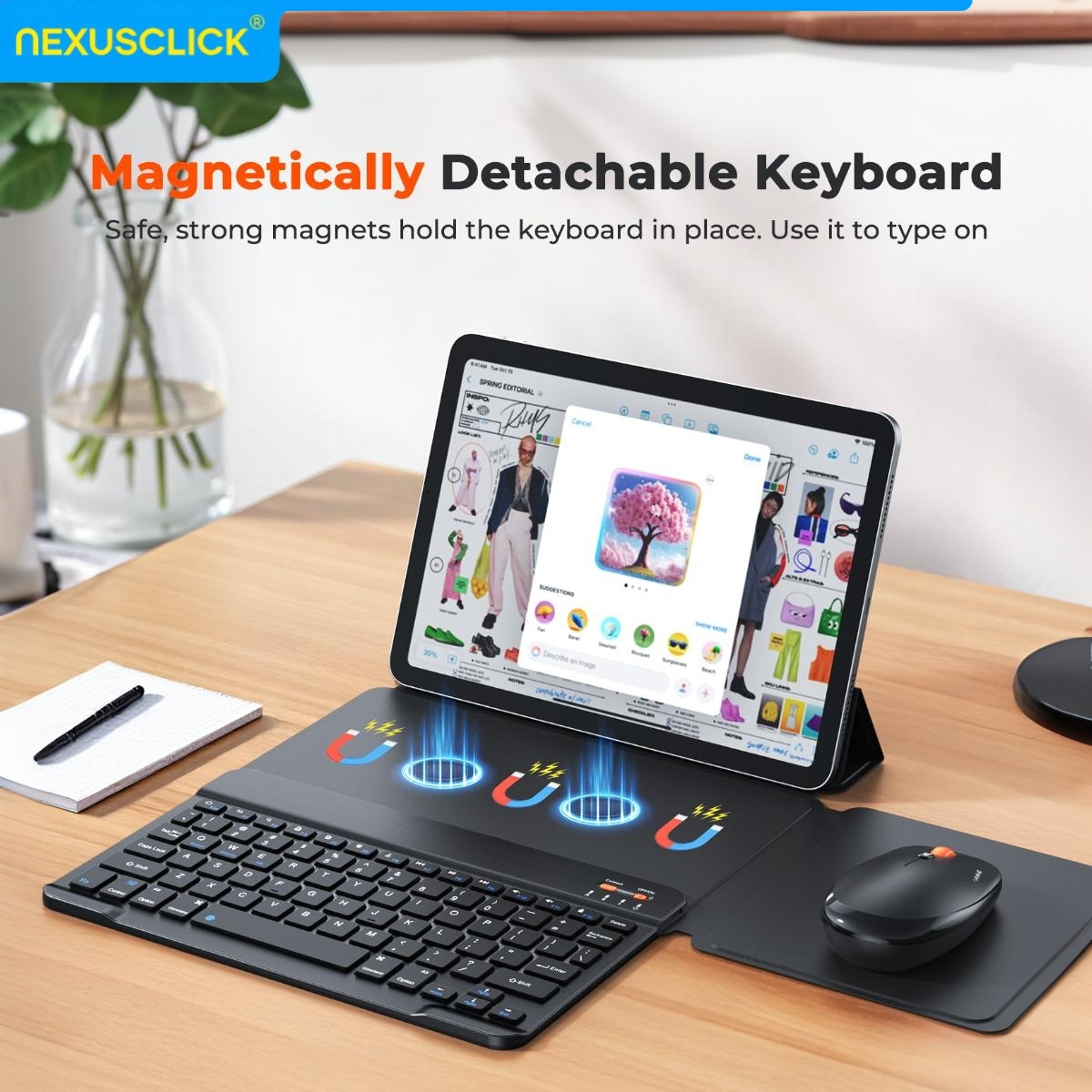 NexusClick iPad用Bluetoothキーボード - Gaming Keyboard And Mouse Combo Wireless のレビューと価格