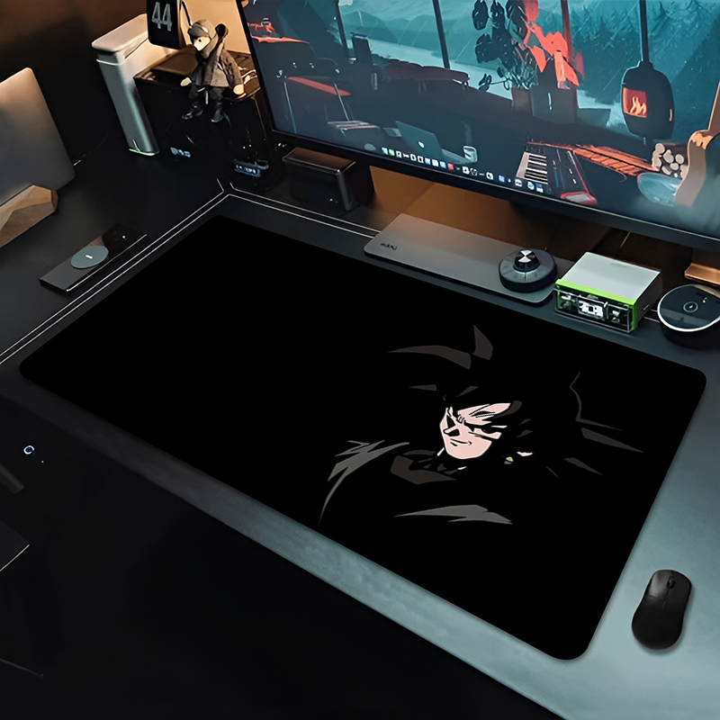 DBZ ブラックアニメマウスパッドドラゴンボール大型 PC  - Gaming Keyboard En Mouse のレビューと価格