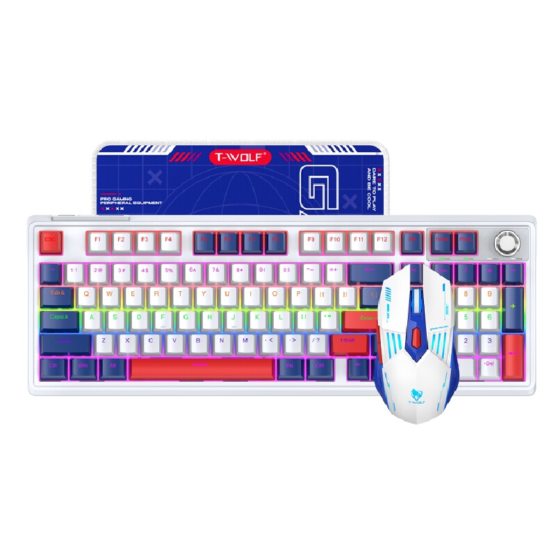 メカニカルキーボードとマウスのコンボ RGB レッドスイッチ - Gaming Keyboard And Mouse Combo Wireless のレビューと価格
