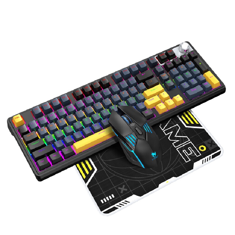 メカニカルキーボードとマウスのコンボ RGB レッドスイッチ - Gaming Keyboard And Mouse Combo Wireless のレビューと価格