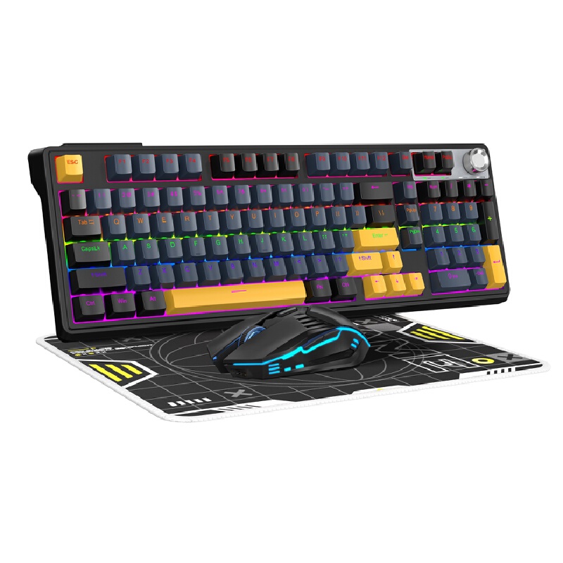メカニカルキーボードとマウスのコンボ RGB レッドスイッチ - Gaming Keyboard And Mouse Combo Wireless のレビューと価格
