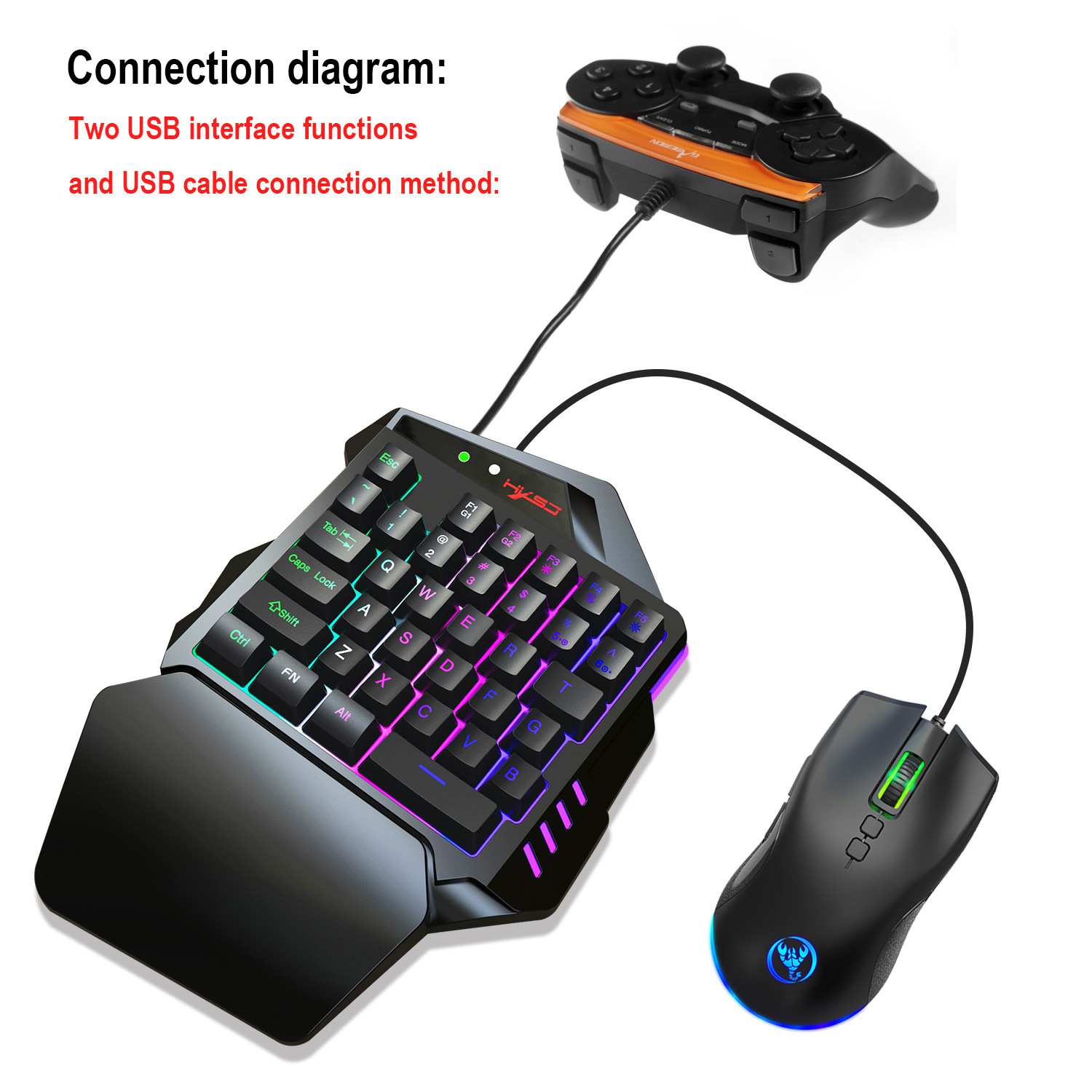 ゲーミングキーボードセットアクセサリー キーボード マウス  - Gaming Keyboard And Mouse Set のレビューと価格