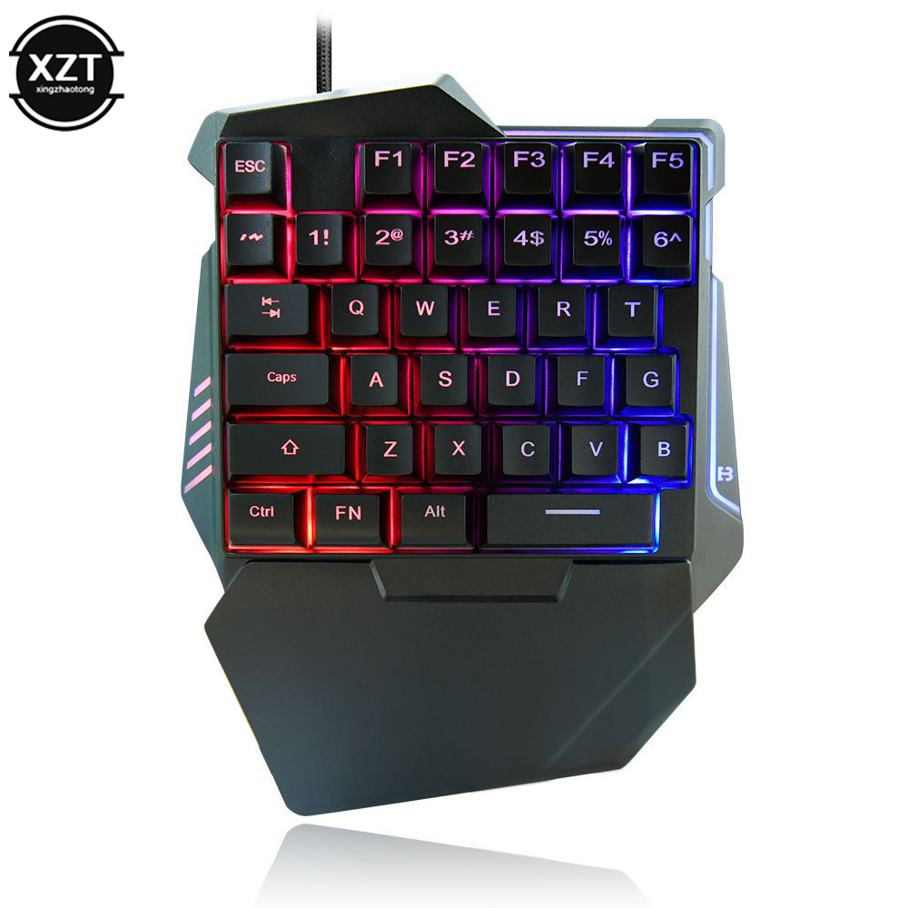 USB 片手キーボード ゲーム用メカニカルフィールキーボード - Gaming Keyboard Half のレビューと価格