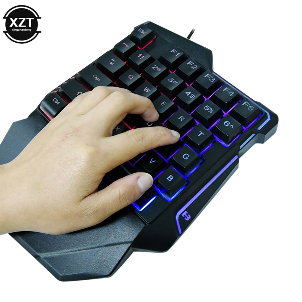 USB 片手キーボード ゲーム用メカニカルフィールキーボード - Gaming Keyboard Half のレビューと価格