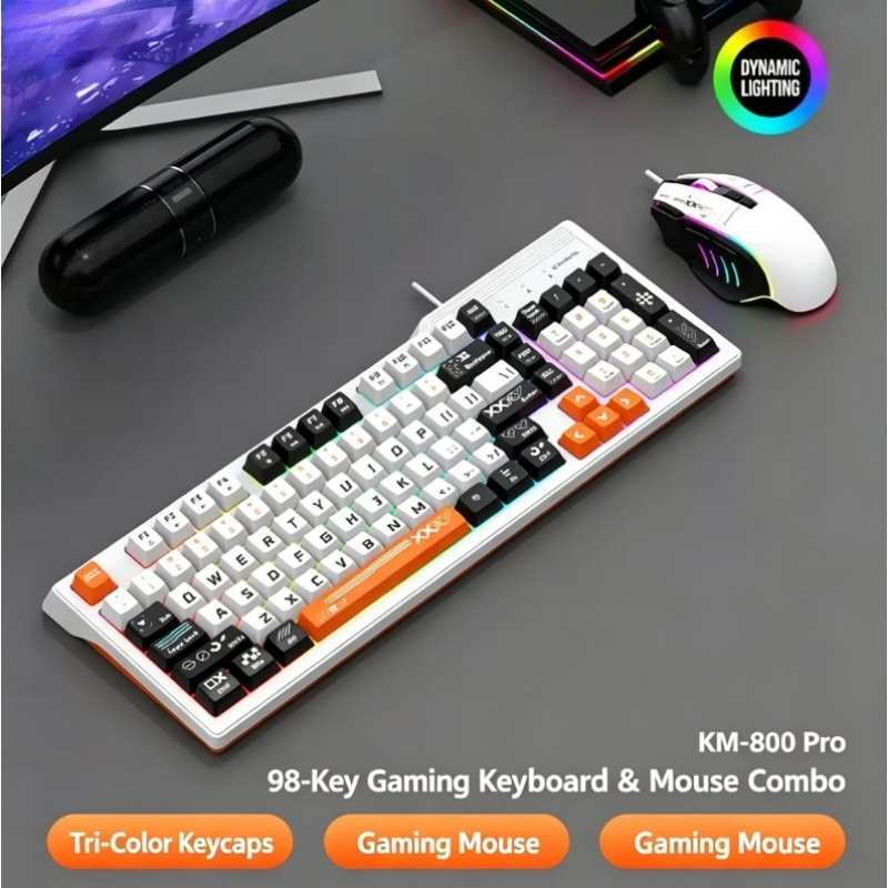 K8pro 3 in 1 ゲーミングコンボ 有線キーボード・ - Gaming Keyboard And Mouse Set のレビューと価格