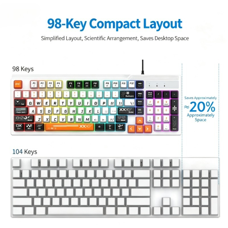 K8pro 3 in 1 ゲーミングコンボ 有線キーボード・ - Gaming Keyboard And Mouse Set のレビューと価格