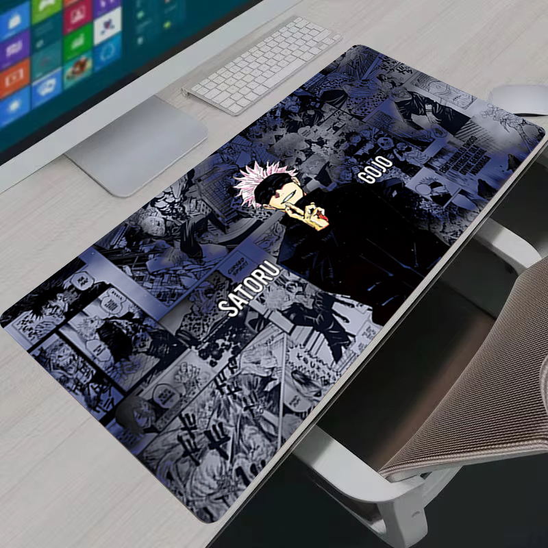 マウスパッドクールアニメ呪術廻戦五条悟大型ゲーミングマウスパ - Gaming Keyboard Brands のレビューと価格