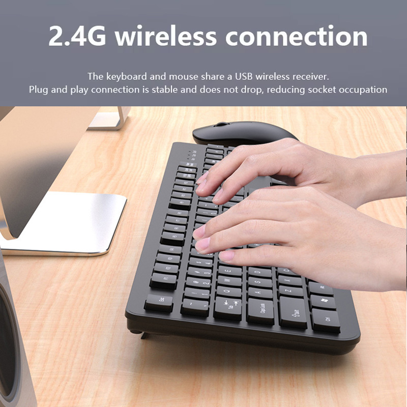 2.4Gワイヤレスキーボードマウスセット 104キー標準キー - Gaming Keyboard And Mouse Combo Wireless のレビューと価格