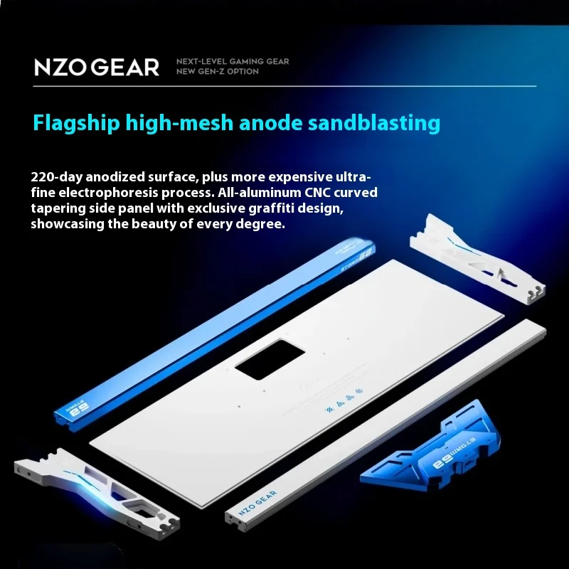 NZO STORM68 アルマイト処理アルミニウム製マグネッ - Gaming Keyboard Magnetic Switches のレビューと価格