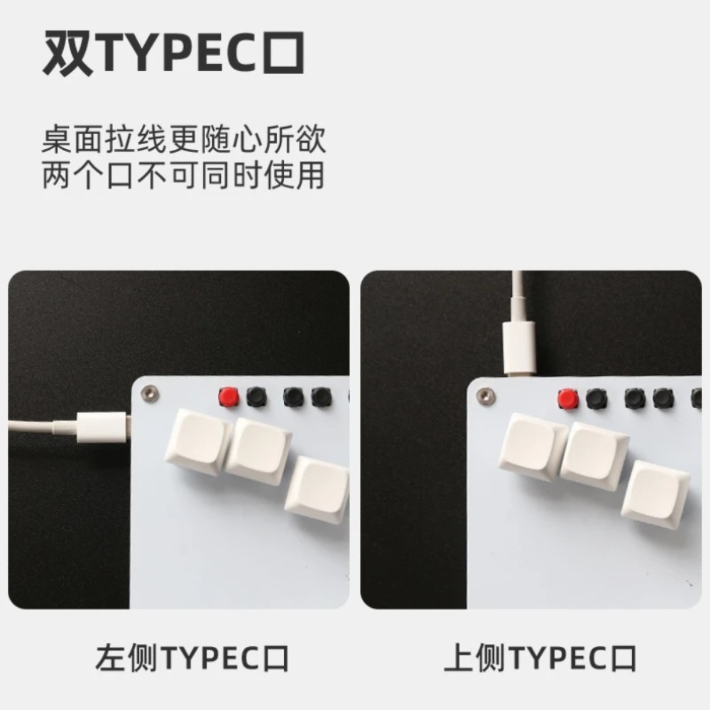 HitBox ミニキーボード ポータブルアーケードジョイステ - Gaming Keyboard Ergonomic のレビューと価格