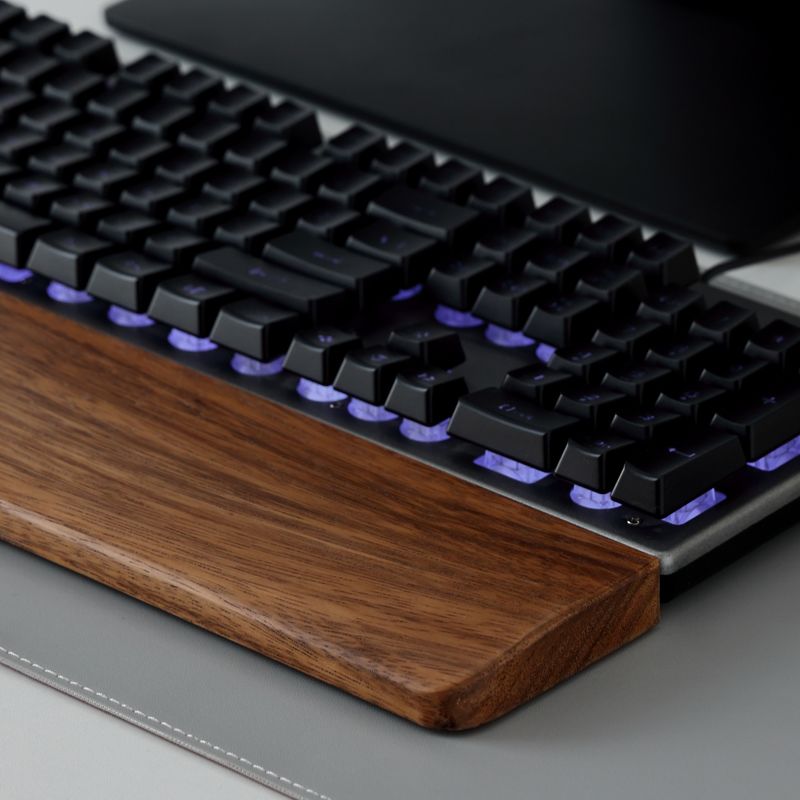 無垢材キーボードパームレストマウスパッド手首サポートゲーミン - Gaming Keyboard And Mouse Combo のレビューと価格