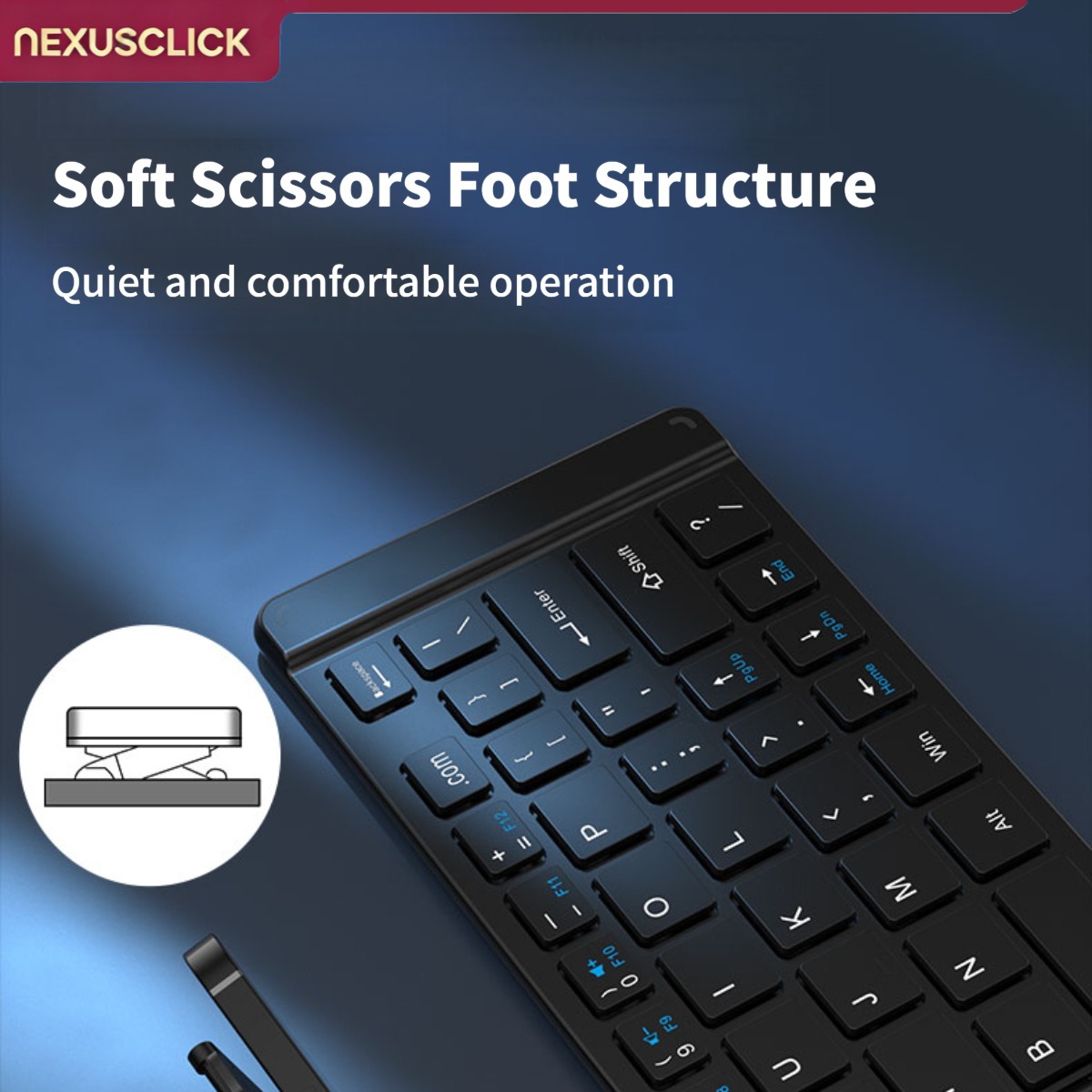 NexusClick 新しいミニワイヤレス Bluetoot - Gaming Keyboard And Mouse Combo Wireless のレビューと価格