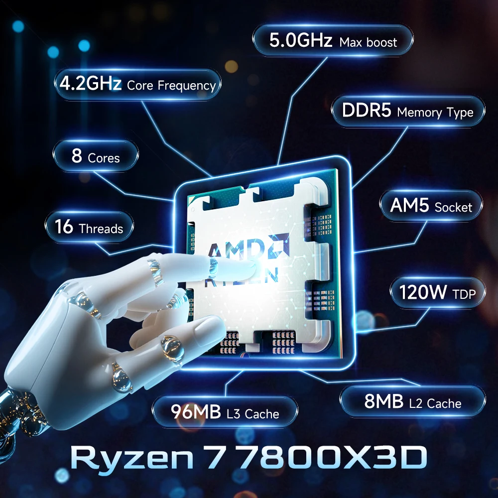 AMD Ryzen 7 7800X3D デスクトッププロセッ - Amd Cpu Ryzen 7 のレビューと価格