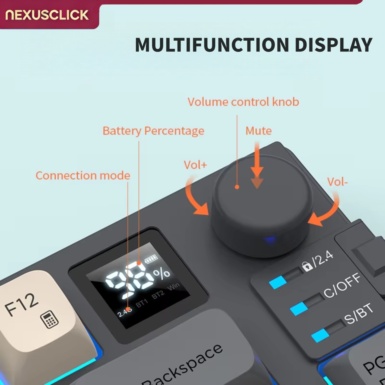 NexusClick デュアルモードキーボードマウスコンボ（ - Gaming Keyboard And Mouse Combo Wireless のレビューと価格