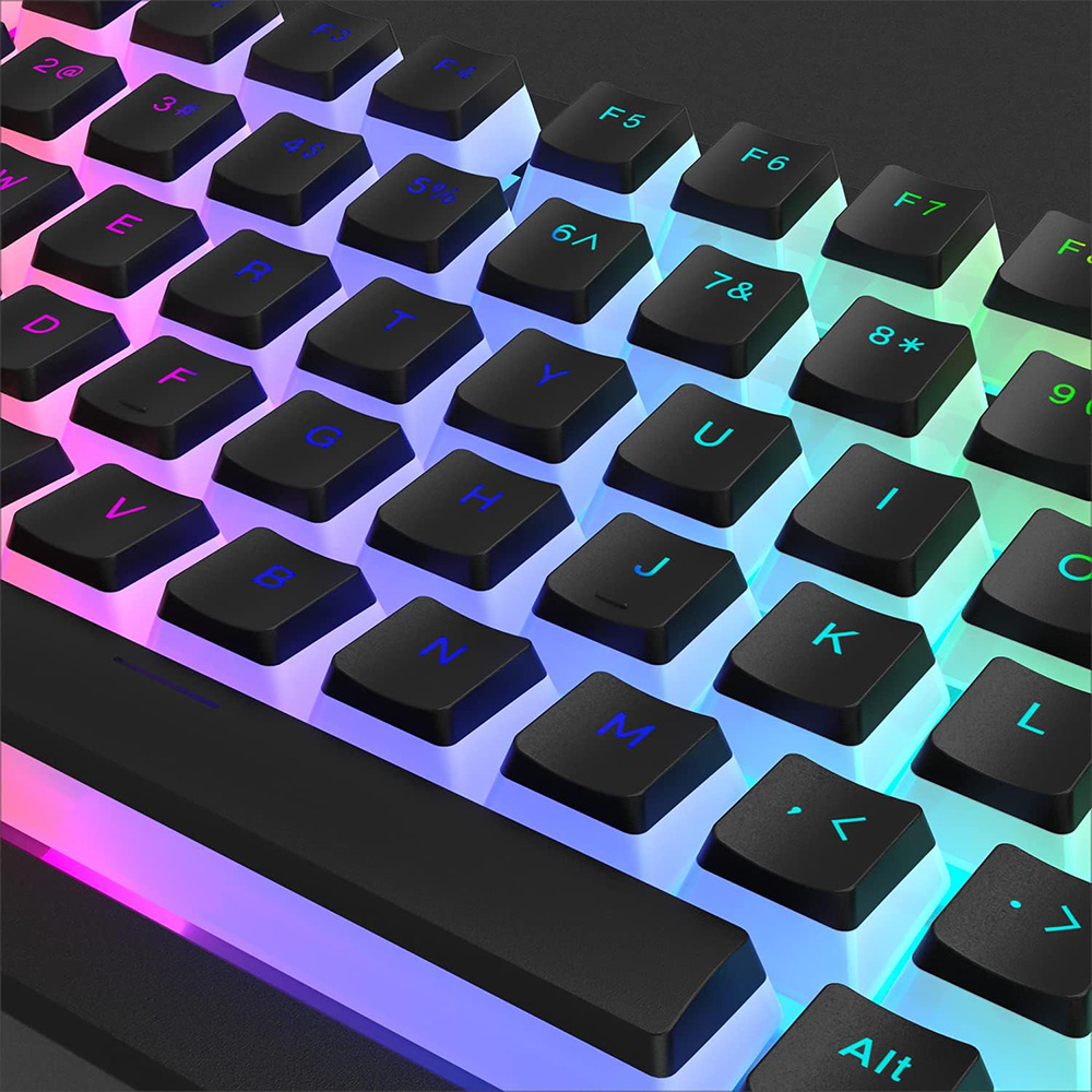 129キー プディングキーキャップ PBT ダブルショット  - Gaming Keyboard No Rgb のレビューと価格
