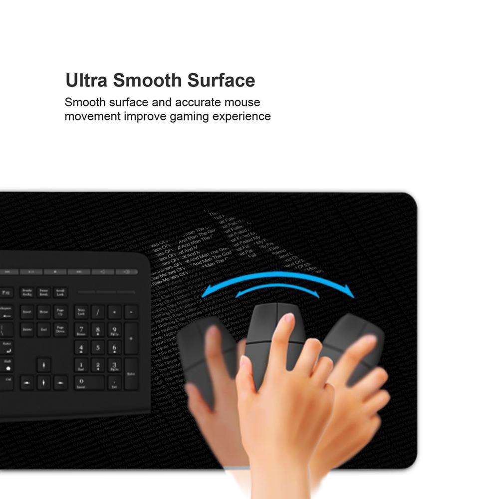 バンド M-Metallicaes マウスパッド 90x40 - Gaming Keyboard Mouse Combo のレビューと価格
