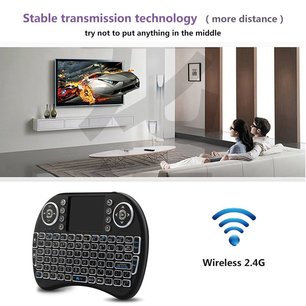 バックライト付きミニワイヤレスキーボードフランス語アゼルティ - Gaming Keyboard And Mouse Combo Wireless のレビューと価格