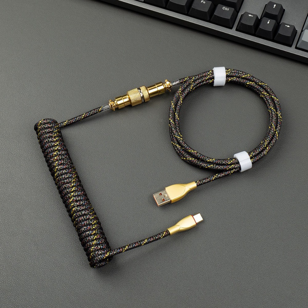 金メッキアビエーターケーブル USB C - TYPE-A  - Gaming Keyboard Magnetic Switches のレビューと価格
