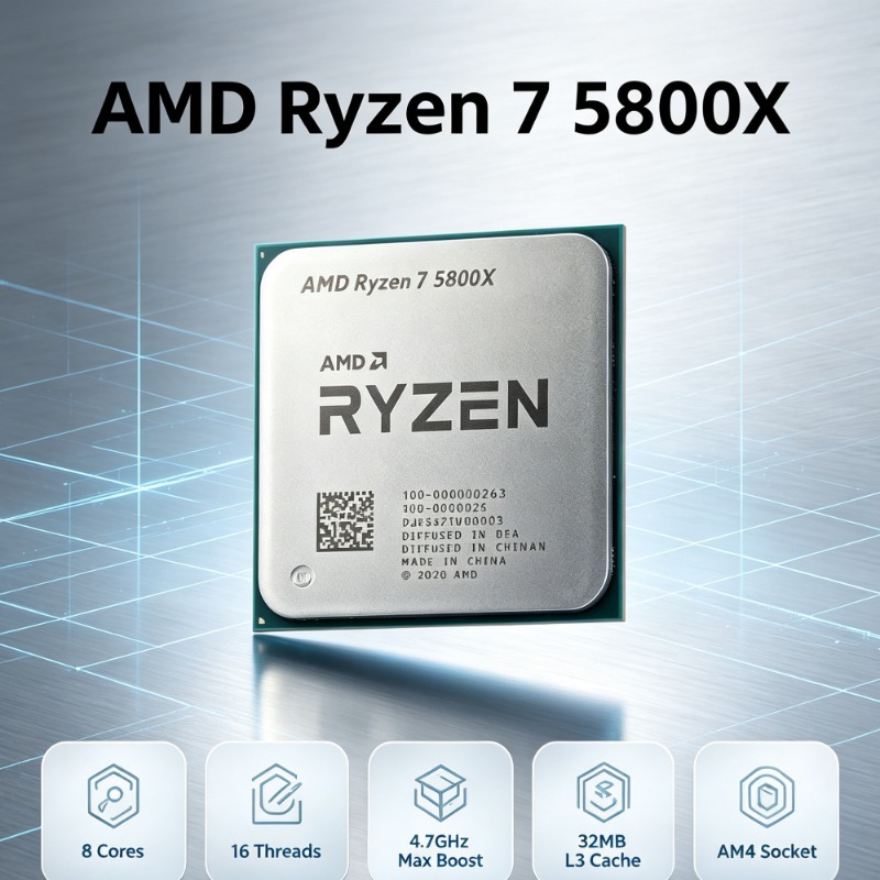 AMD Ryzen 7 5800X AM4シリーズマザーボー - Amd Cpu Ryzen 7 のレビューと価格