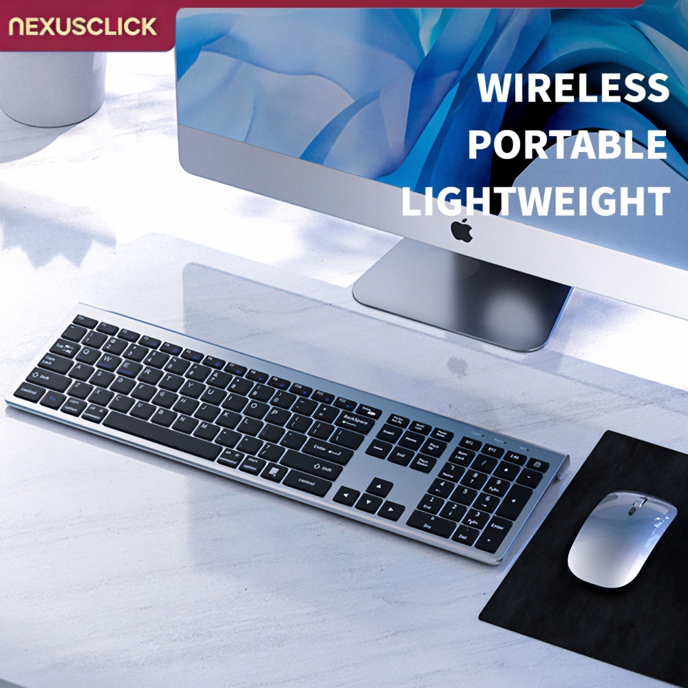 NexusClick 104 キー ワイヤレス トライモード - Gaming Keyboard And Mouse Combo Wireless のレビューと価格