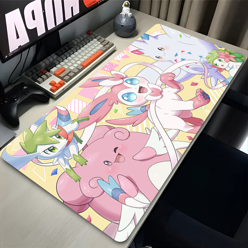 大型ピンクかわいいマウスパッド XXL ゲームコンピュータア - Gaming Keyboard En Mouse のレビューと価格