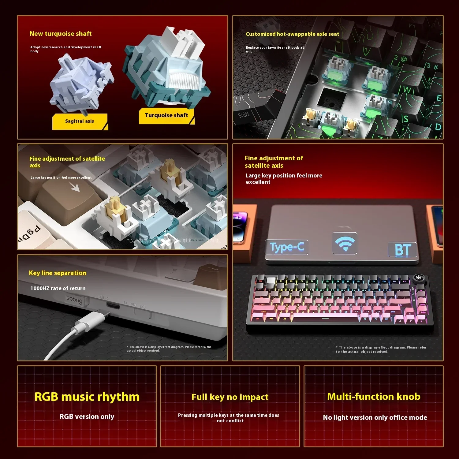 Leobog Hi75C Hi75 Hi75C プロアルミワ - Gaming Keyboard Extension のレビューと価格