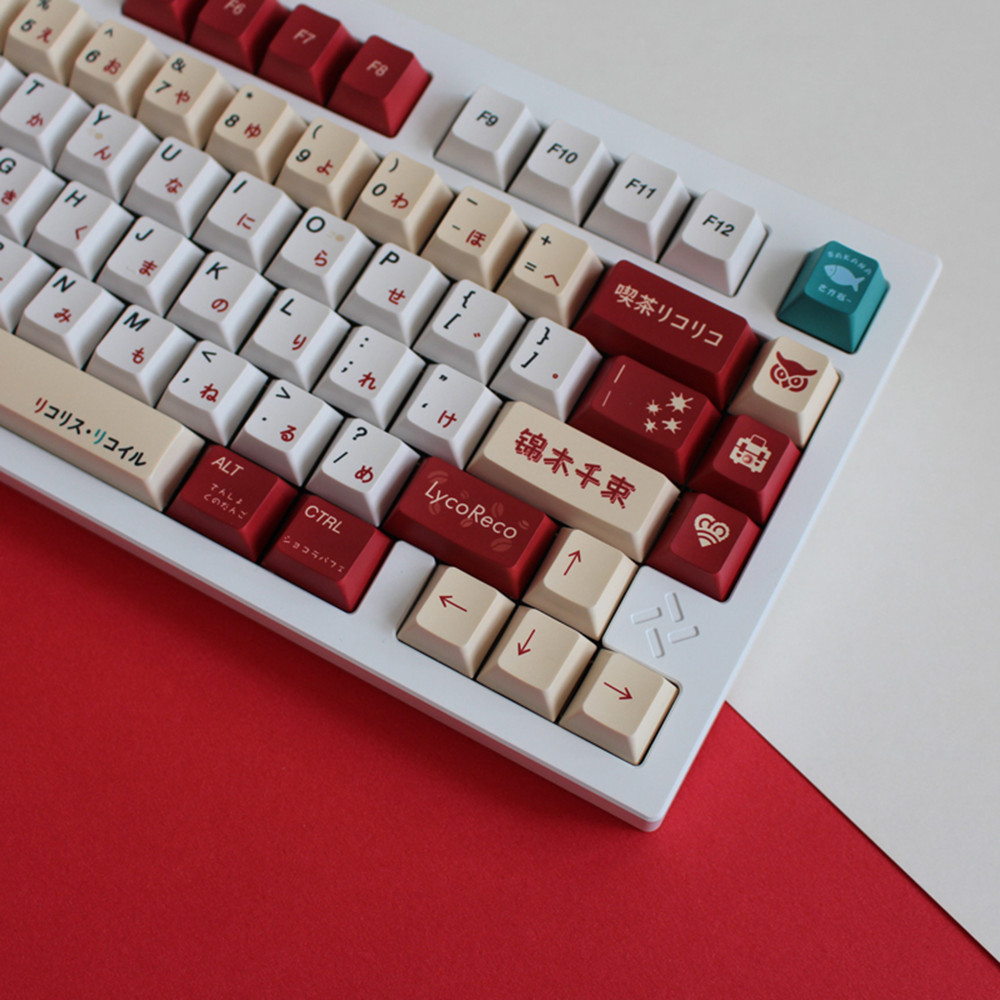 Lycoris Recoil アニメ PBT キーキャップ  - Gaming Keyboard Ergonomic のレビューと価格